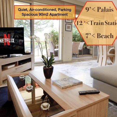90M2 Apartement - Les Palmiers De Cannes Luaran gambar