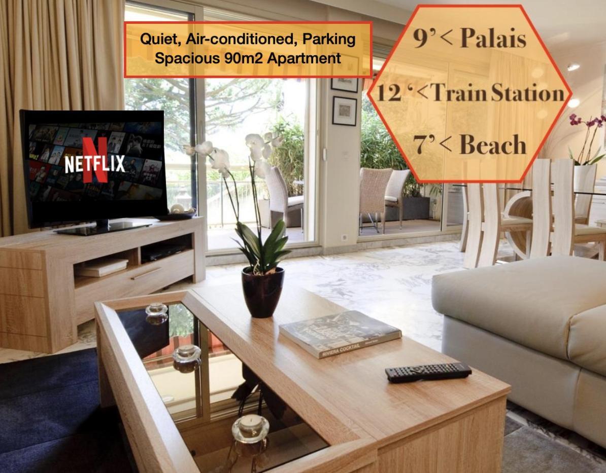 90M2 Apartement - Les Palmiers De Cannes Luaran gambar